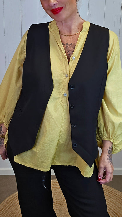 Wilma dressvest med V-hals