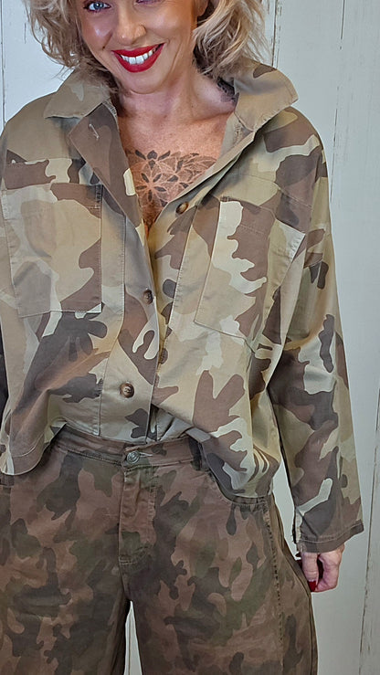 Daily skjorte natur camo