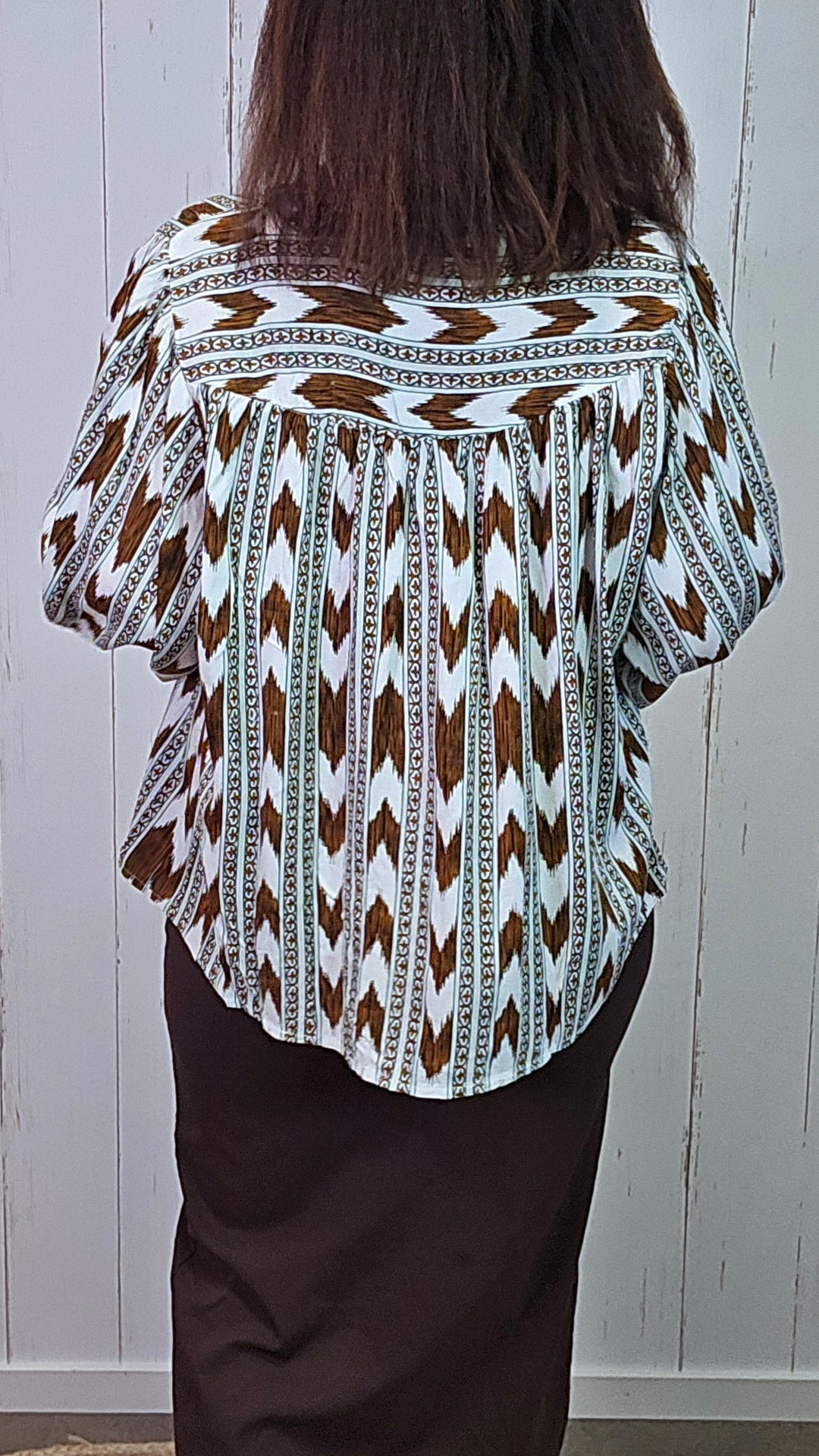 Mara bluse brun
