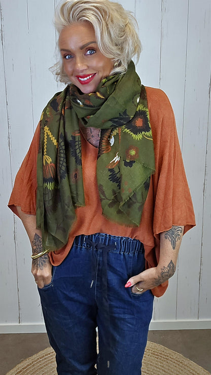 Leah genser topp rust