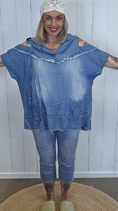 Alice topp med åpen skulder