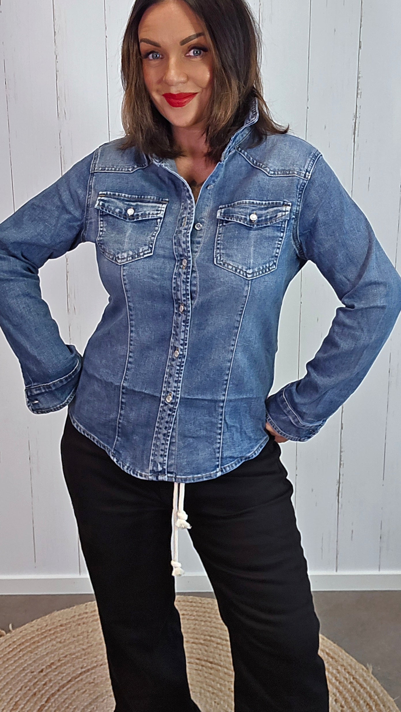 Elisa denimskjorte