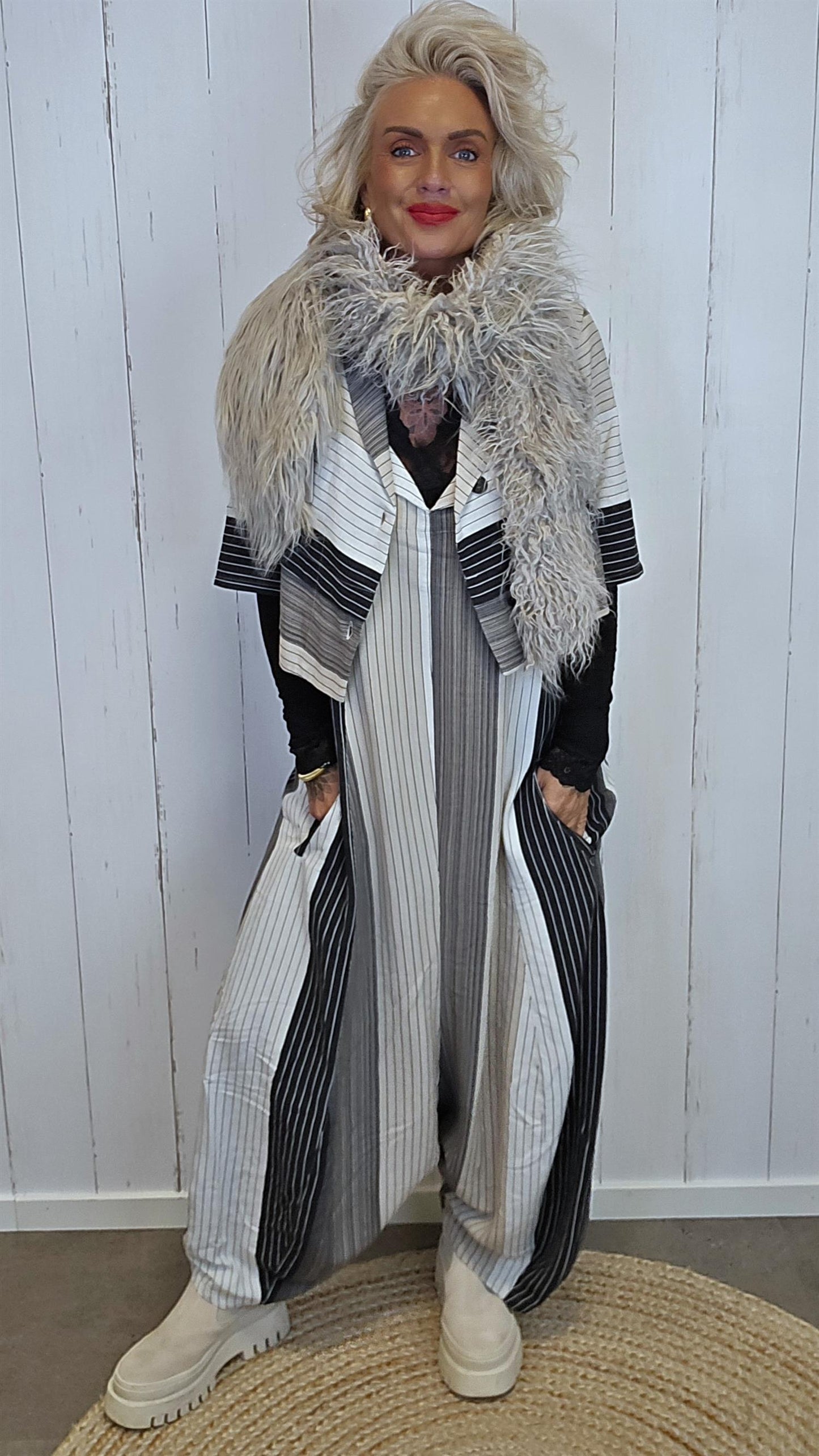 Rosy jumpsuit striper