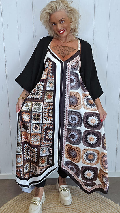 Kimberly kjole med print