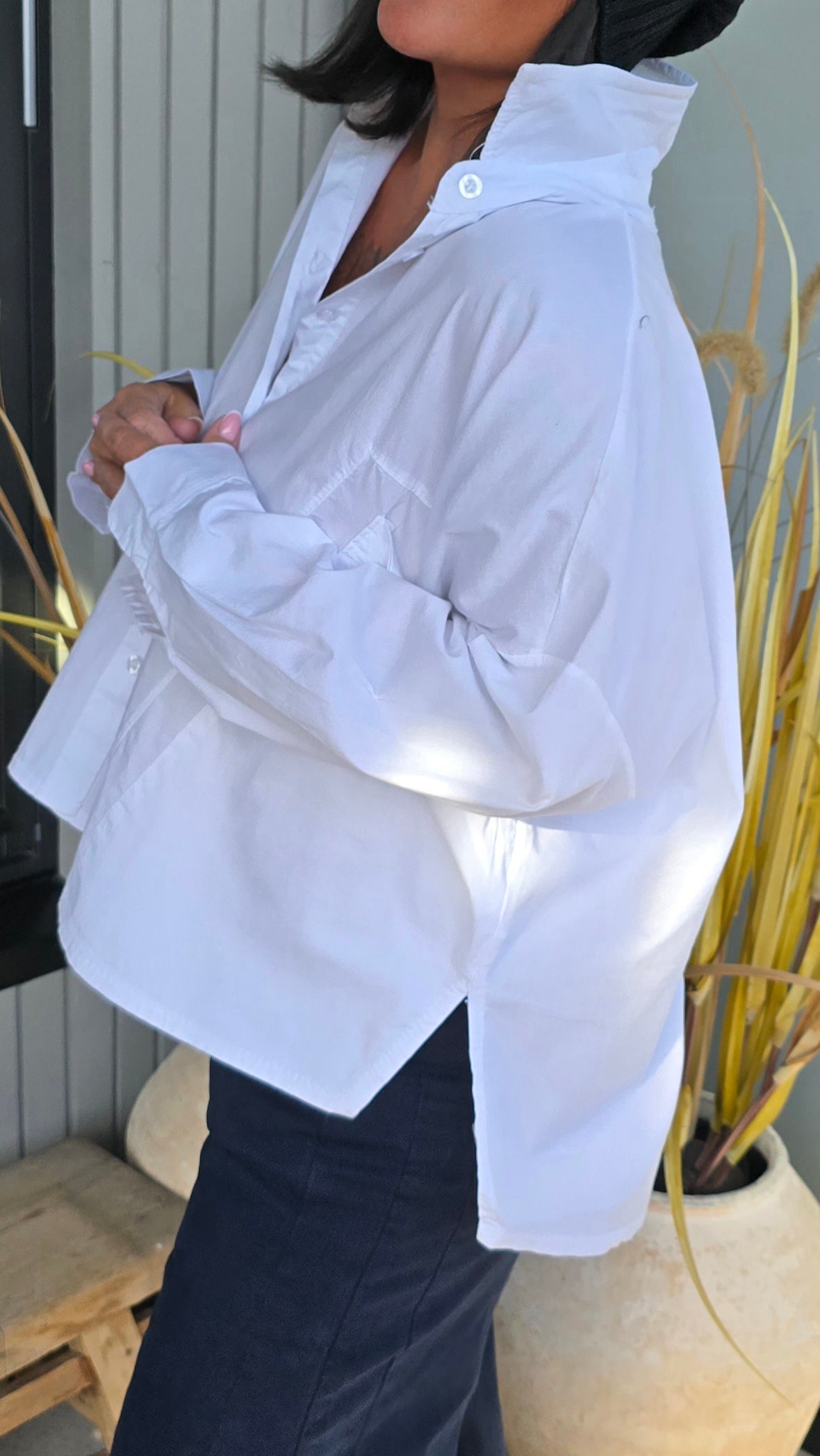 Nadina skjorte hvit