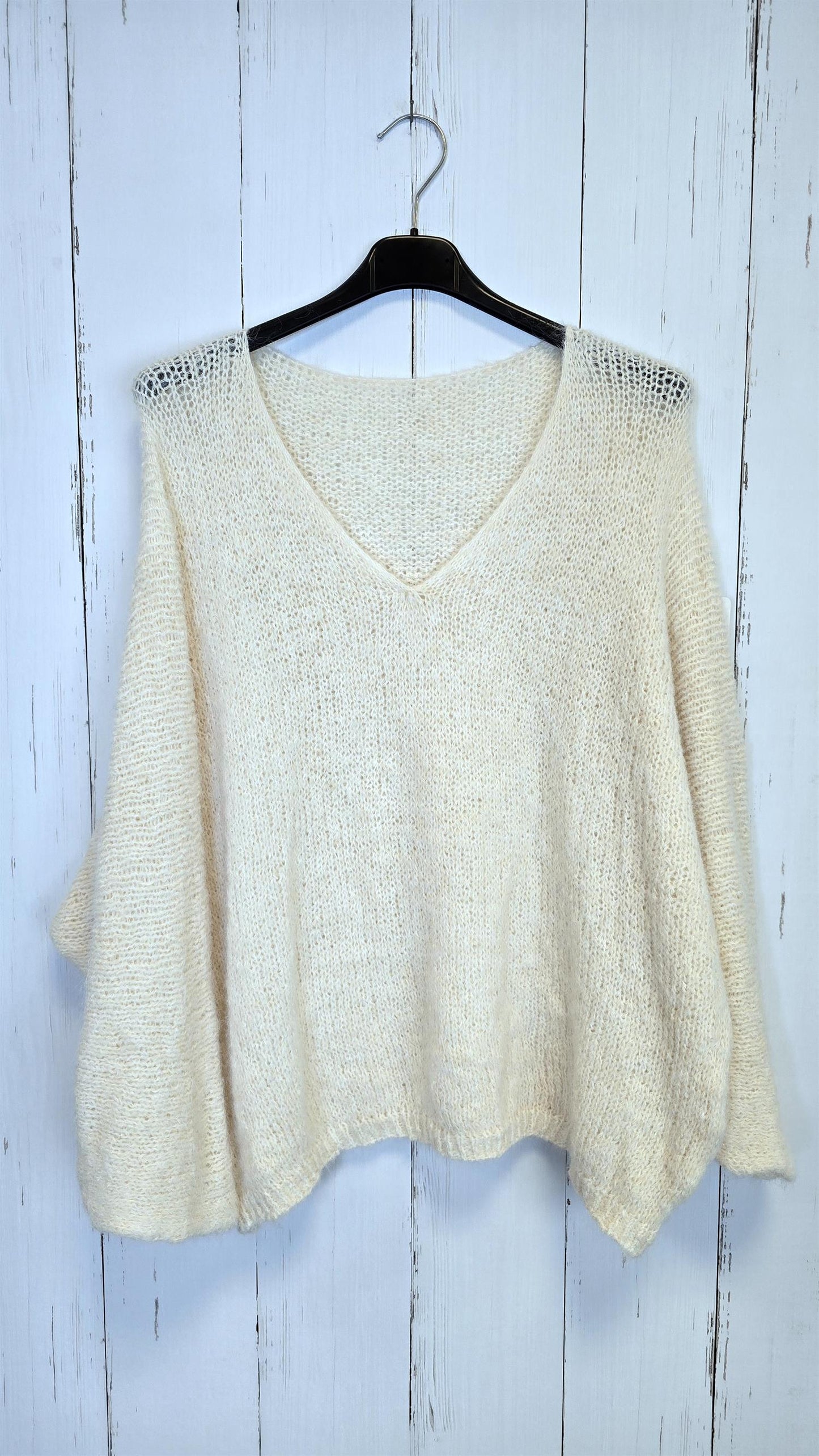 Anna genser cremebeige