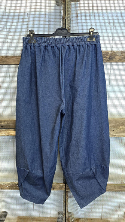 Vigdis tullipan mørkeblå denimlook