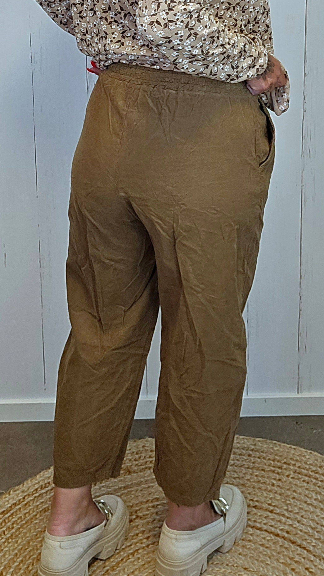 Lina bukse camel