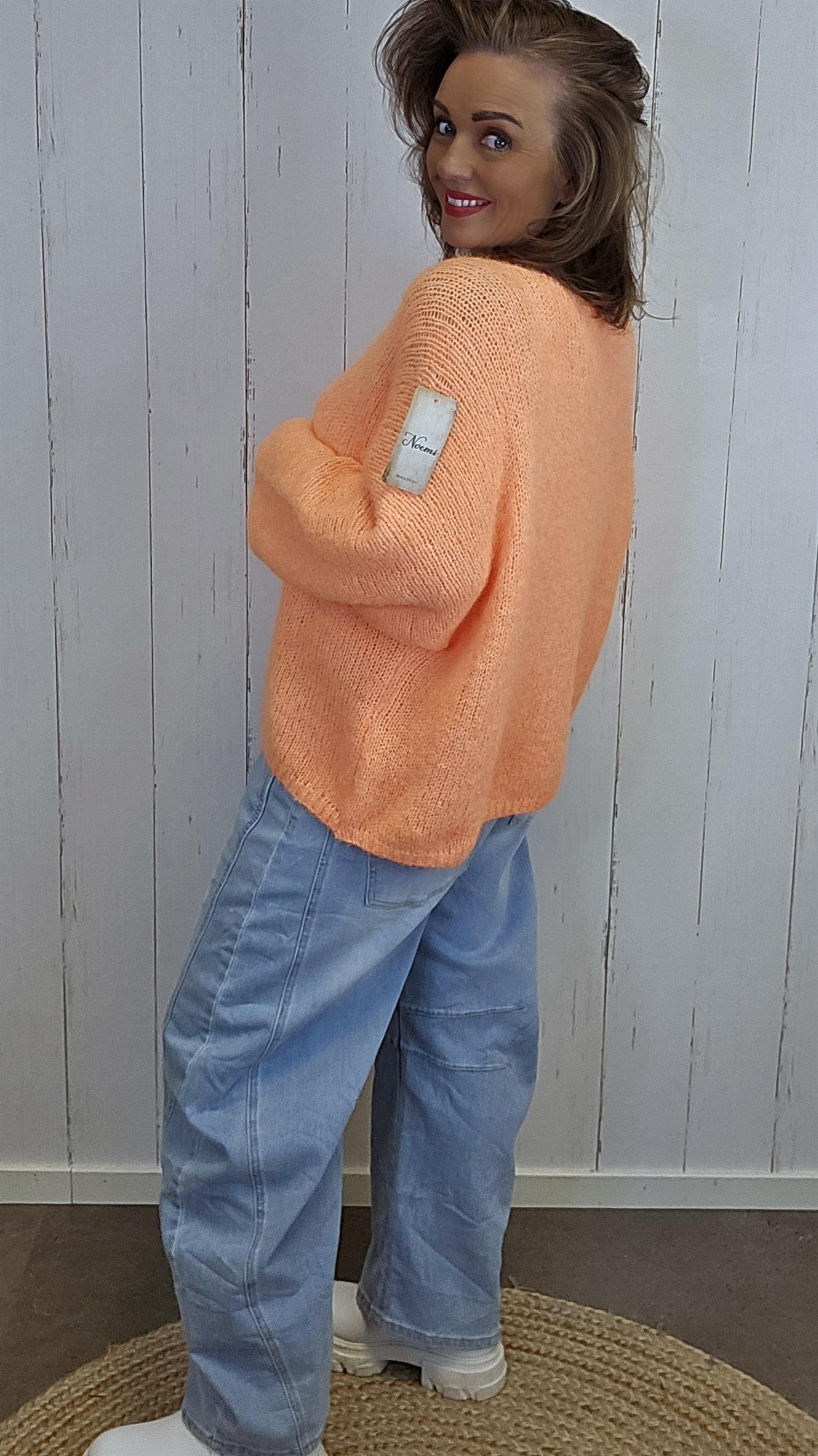 Anna genser neon orange