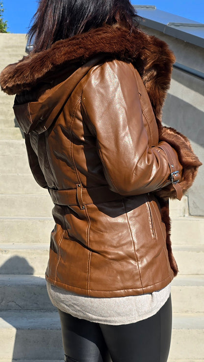 Anneli jakke lys brun