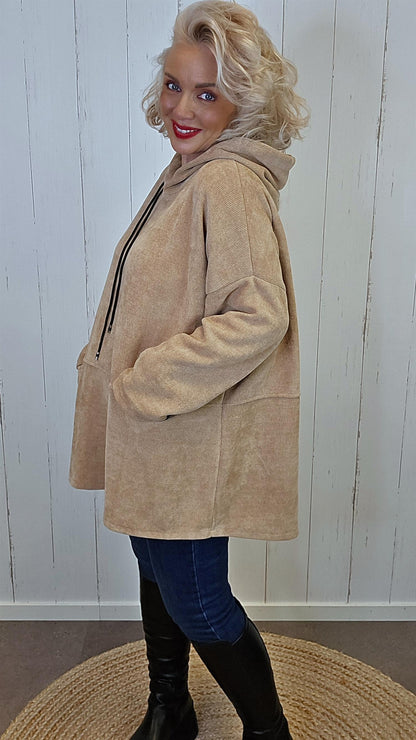 Kate hettegenser camel