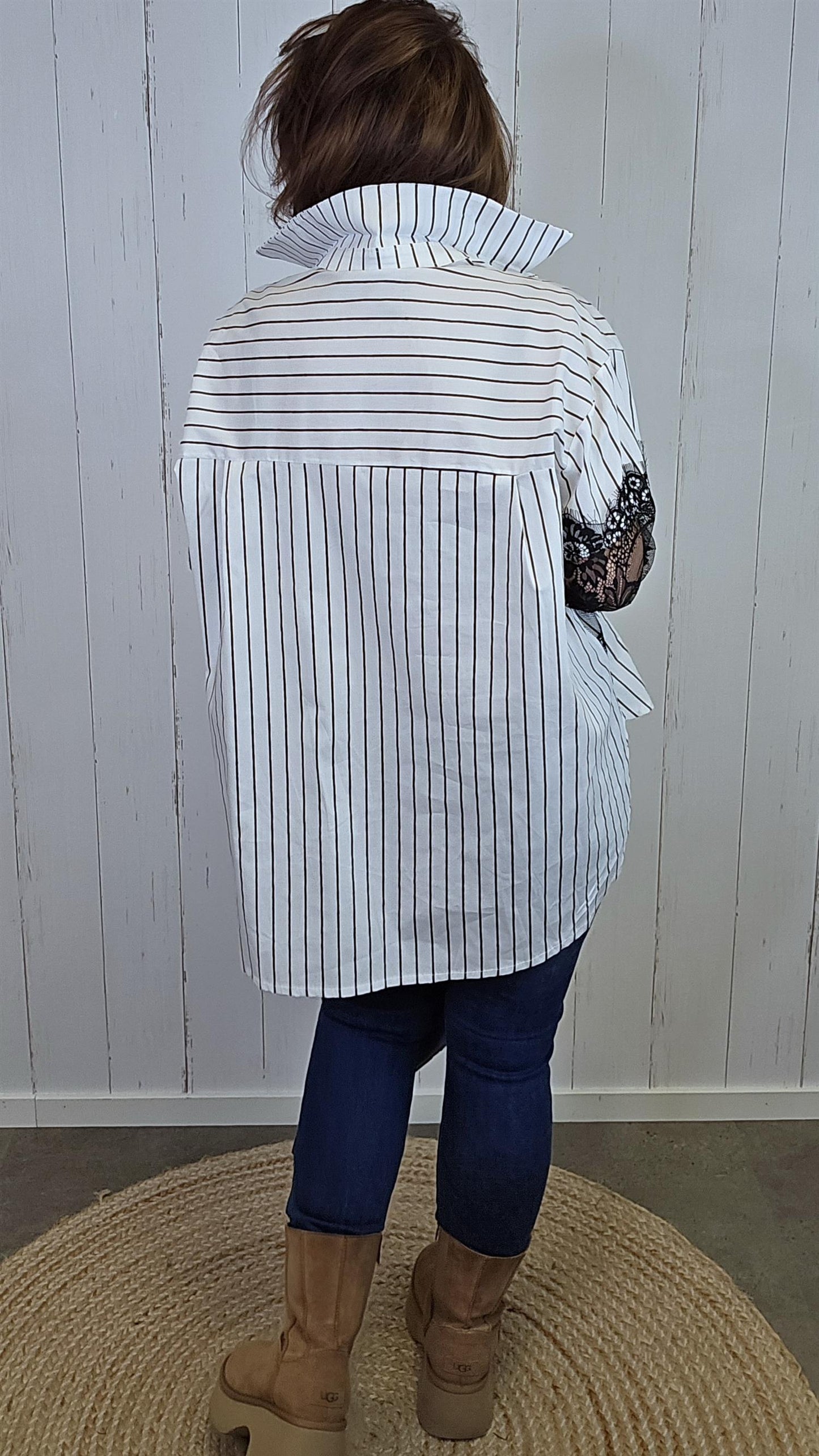 Celine Skjorte Med Blonder