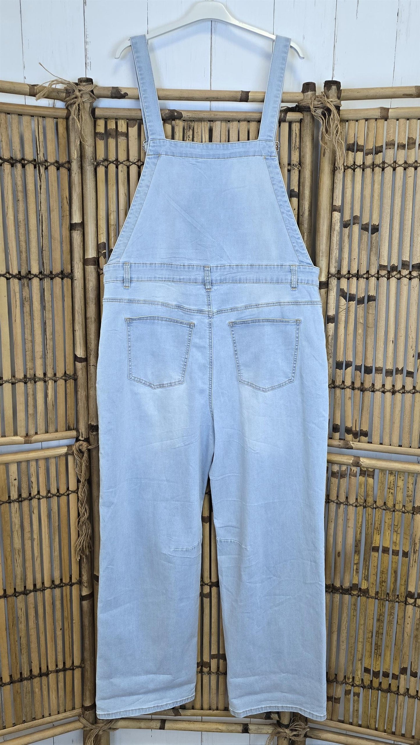 Tomine snekkerbukse lys denim