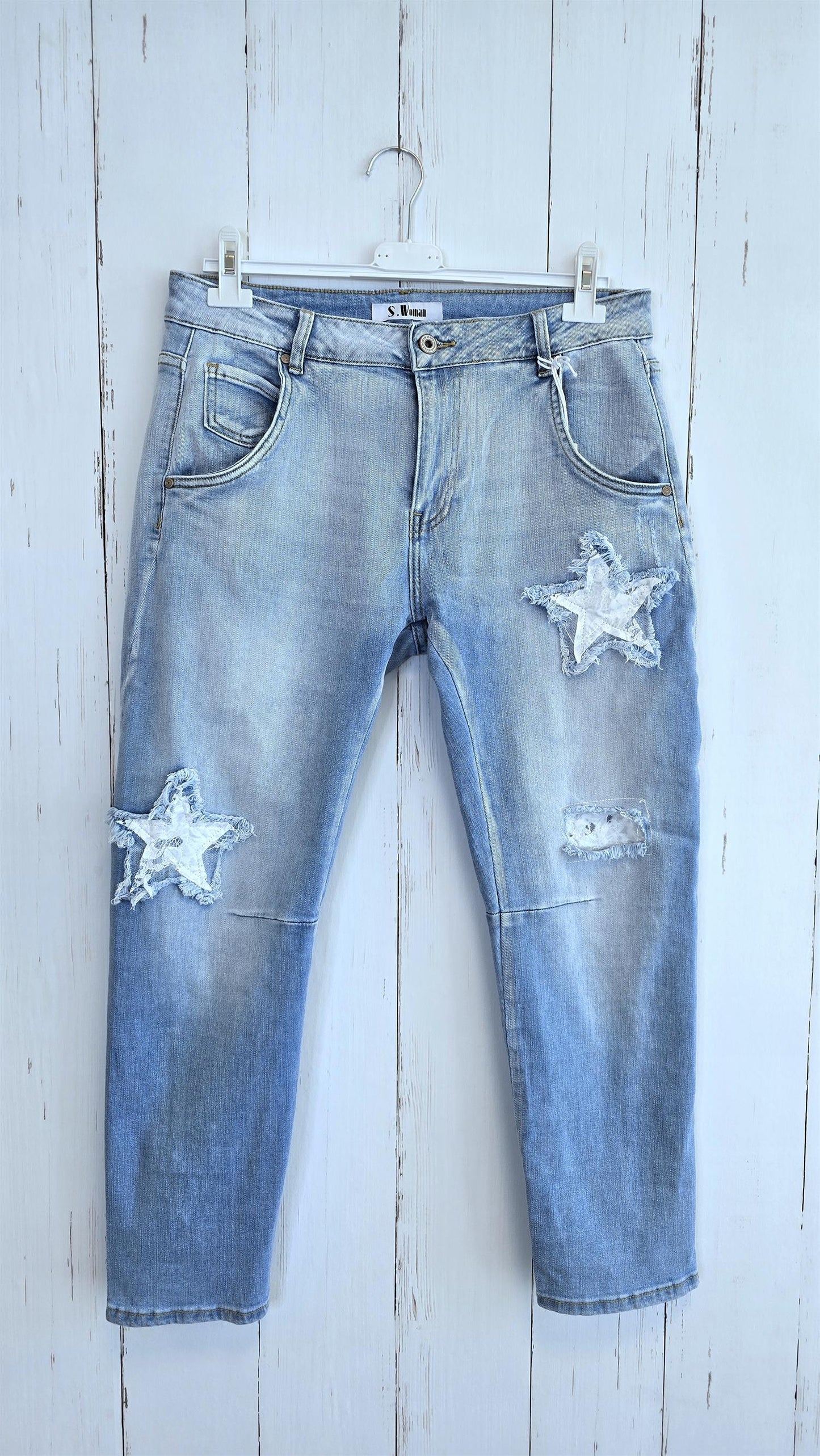 Alma Jeans med patch