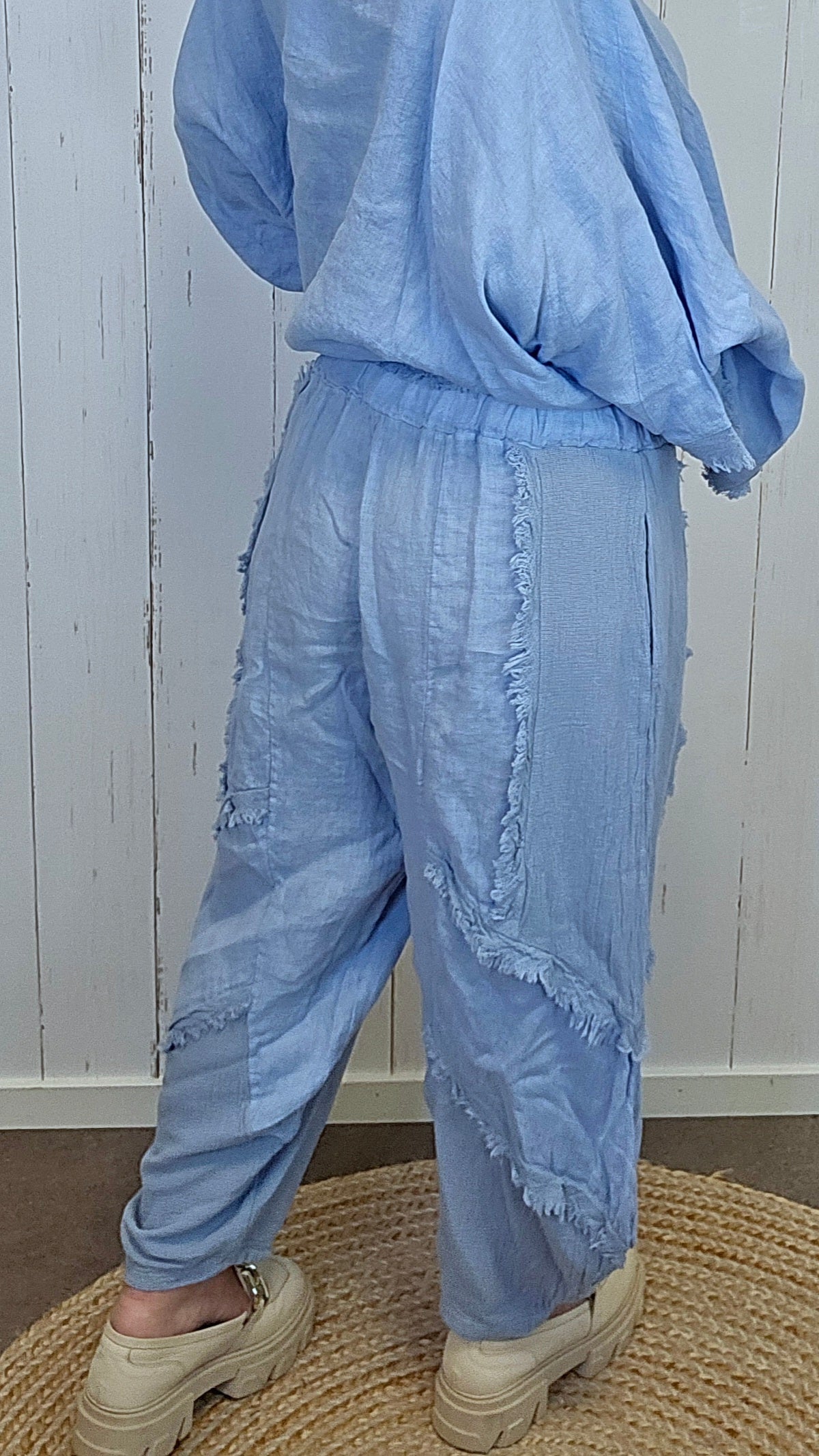 Tamara baggy bukse blå