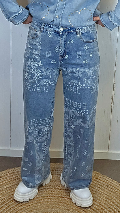 Selma jeans blå