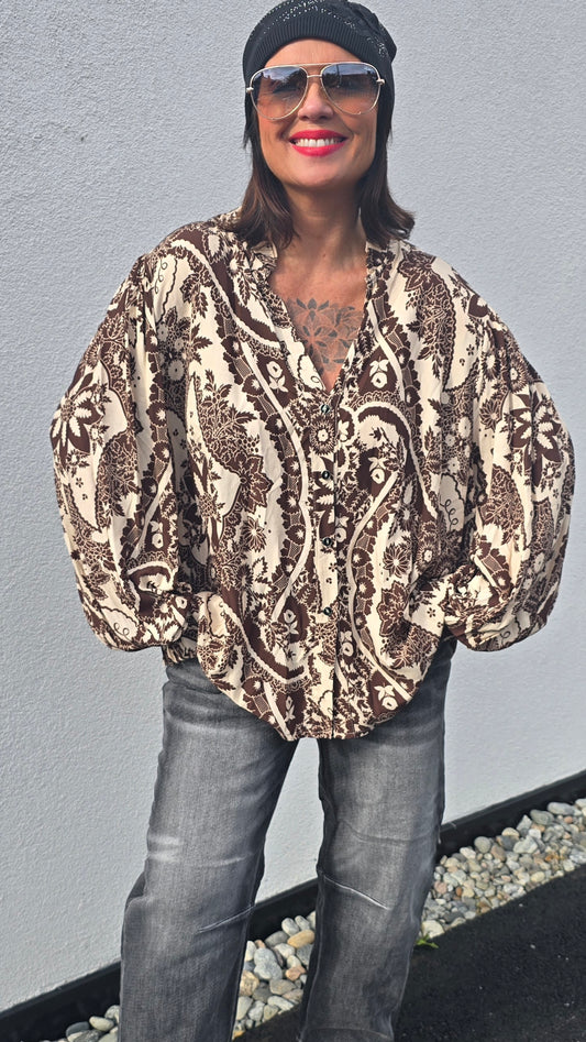 Belle skjorte brun