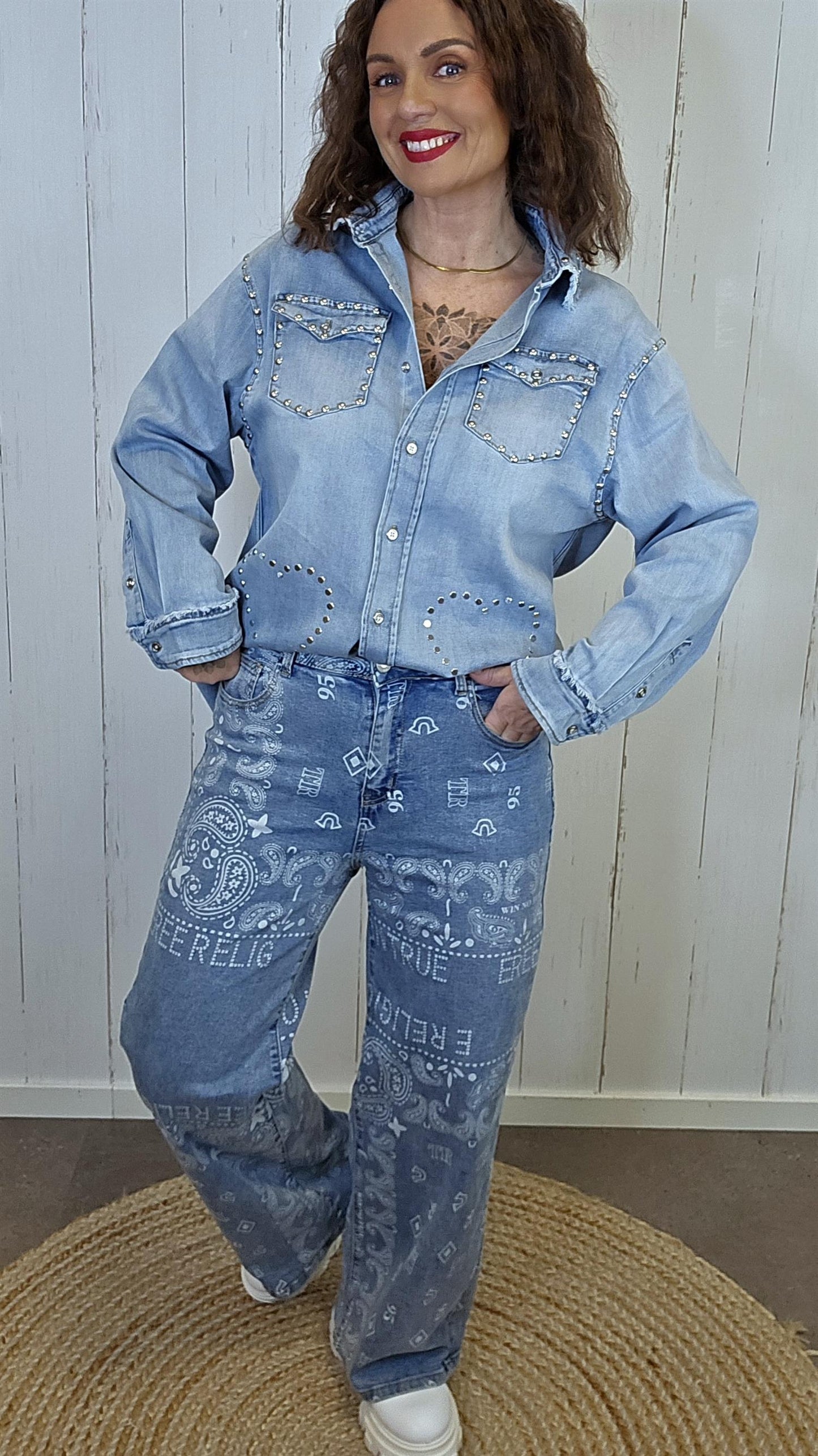 Selma jeans blå
