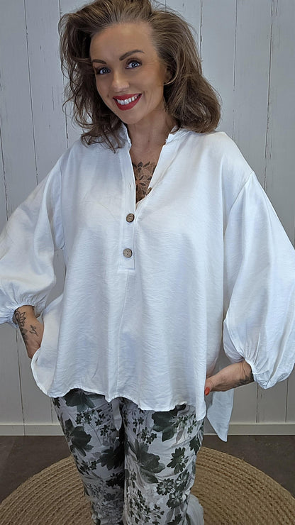 Freja bluse offwhite