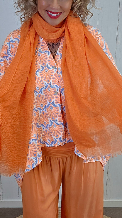 Izzy skjerf orange