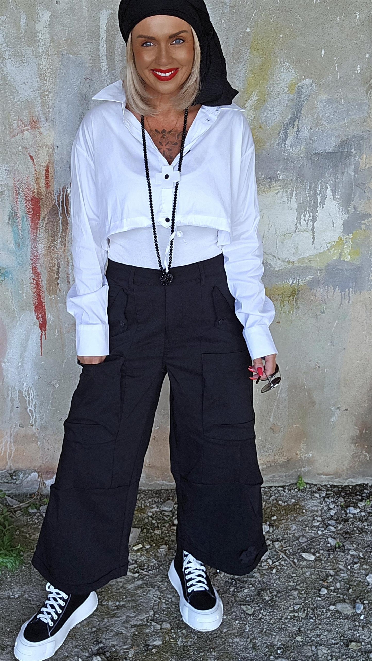 Boxed breeze shirt