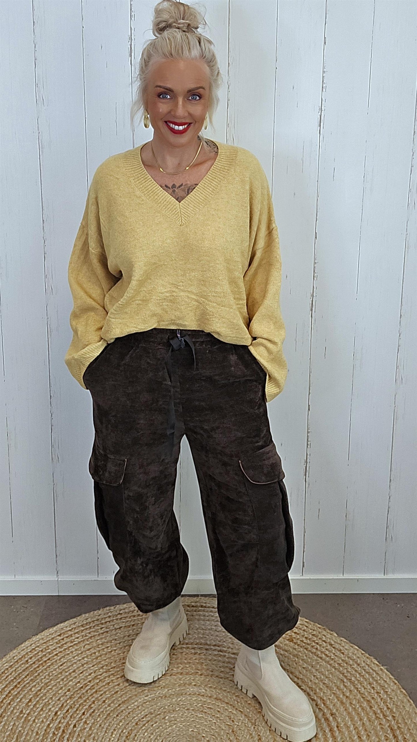 Kajsa  bukse brun