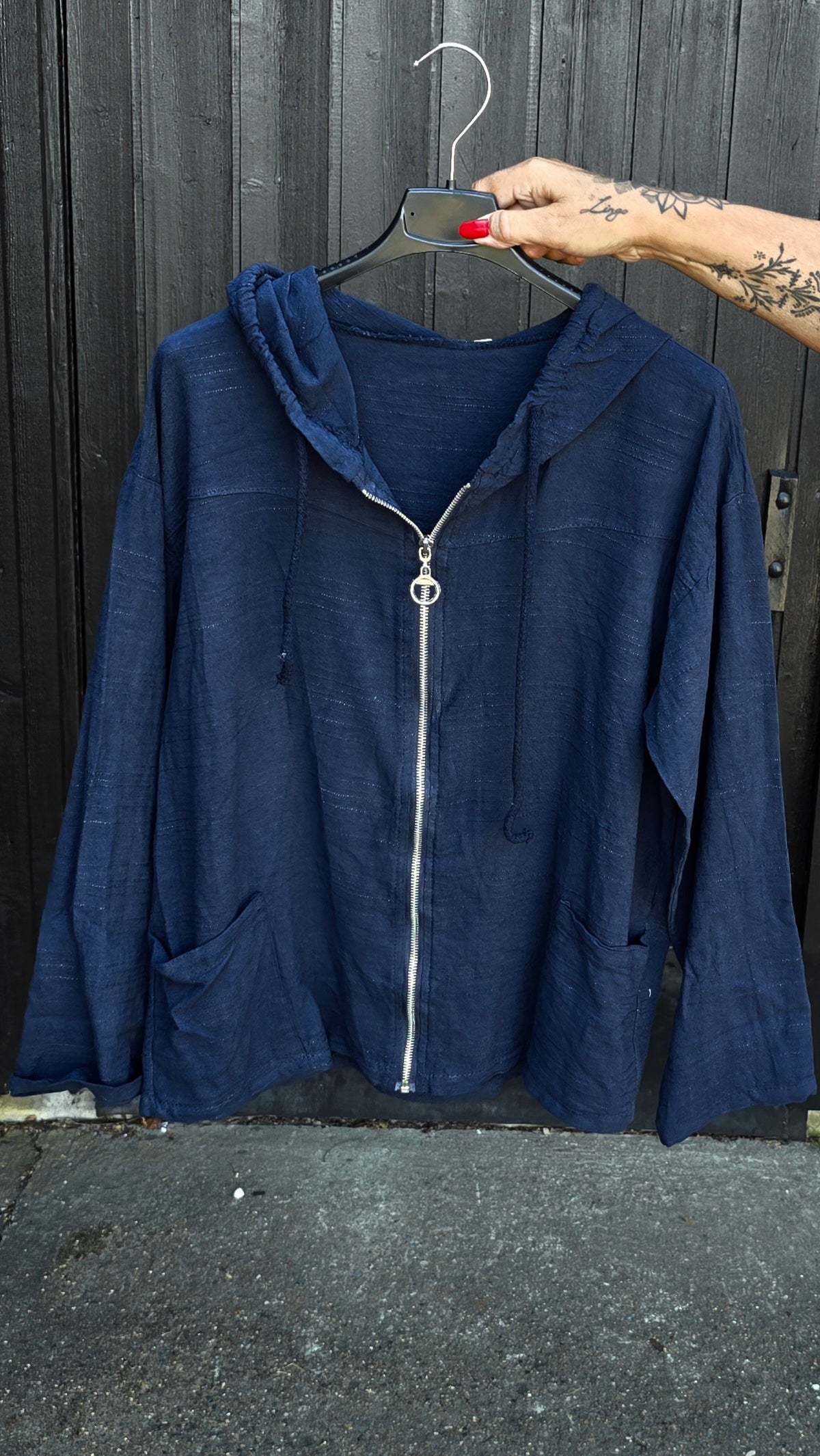 Beatrice hette jakke navy