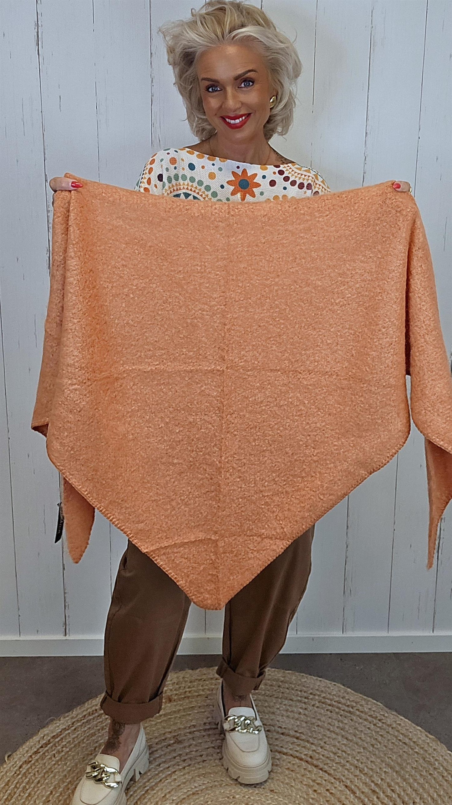 Trekantet skjerf orange