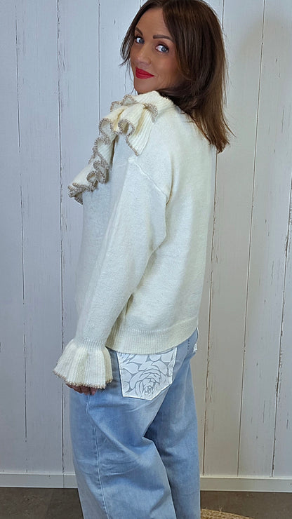 Zelda genser med volanger