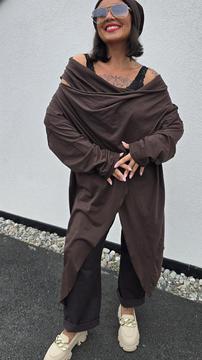 Natacha tunika brun