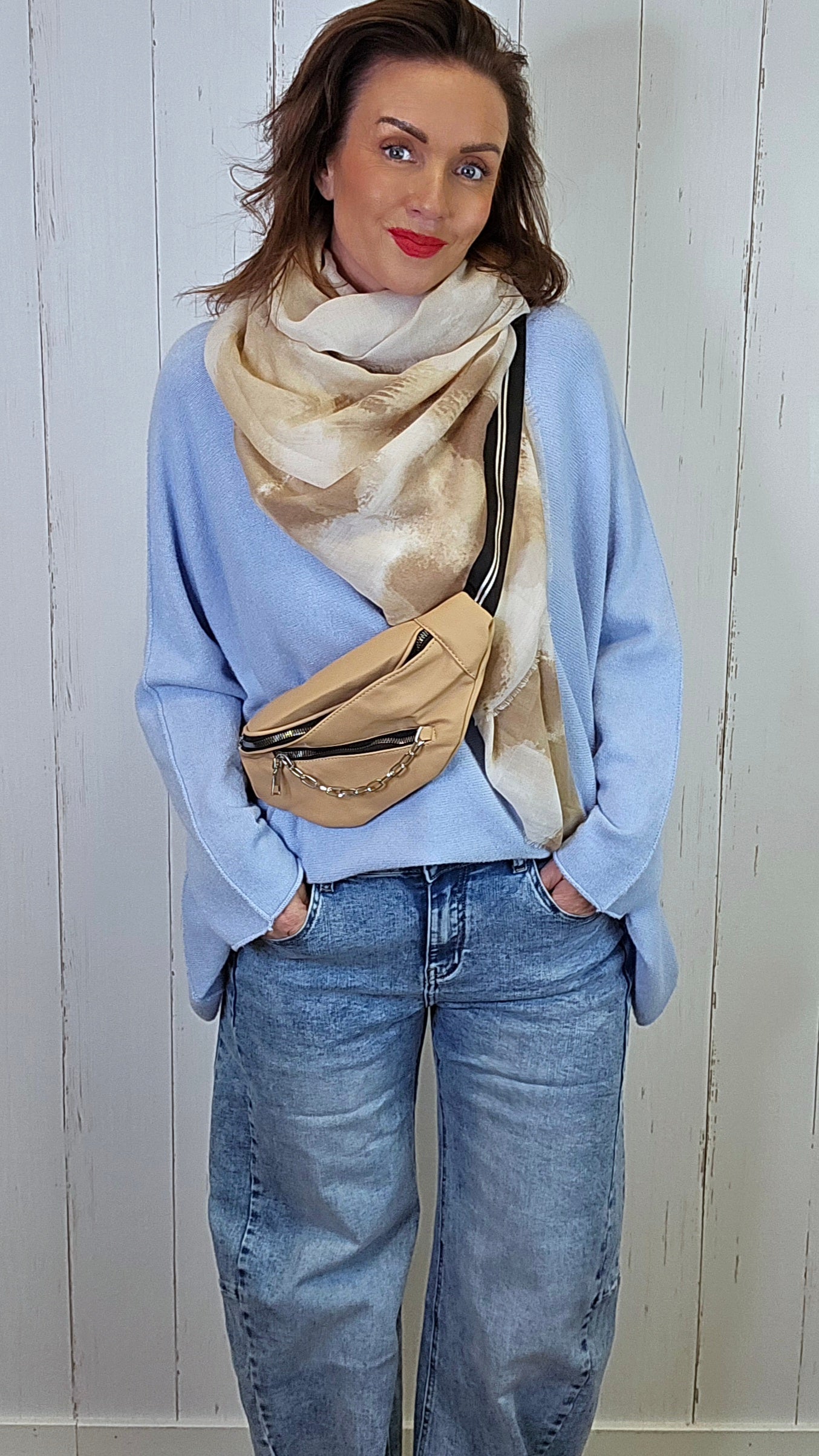 Julia belte veske camel