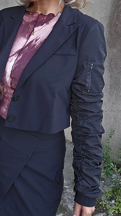 Torino jacket technical jersey black