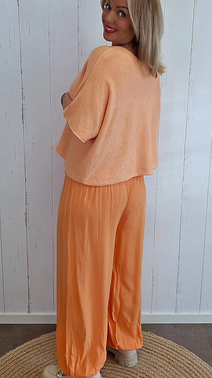 Luna genser topp orange