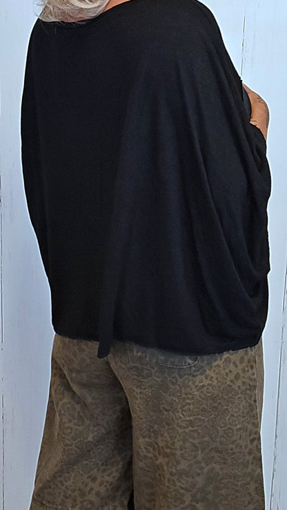 Elina topp svart