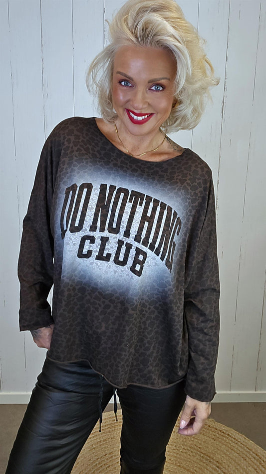 Do Nothing Club leo topp Brun