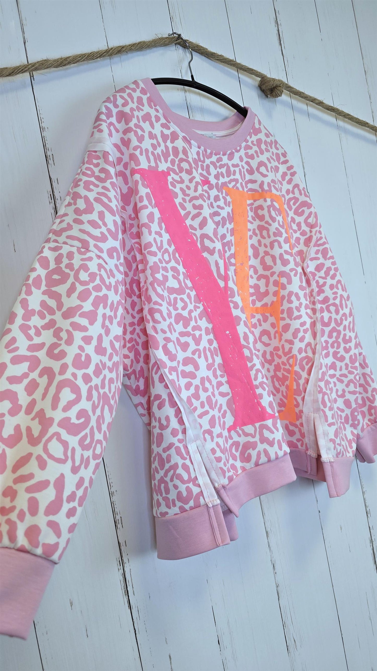 Ronja leo genser rosa