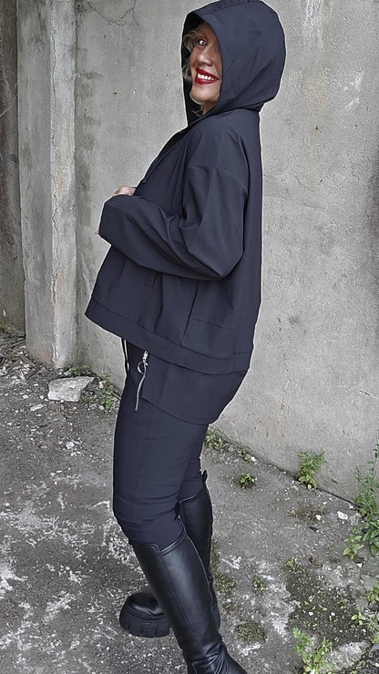 Simona jacket technical jersey black