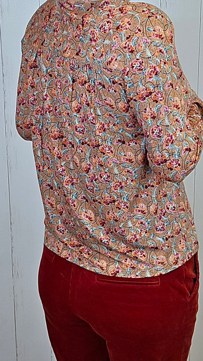 Pia floral skjorte