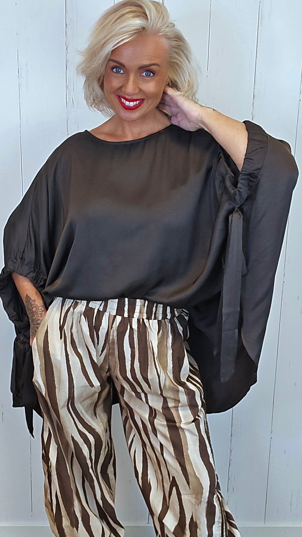 Dahlia topp brun