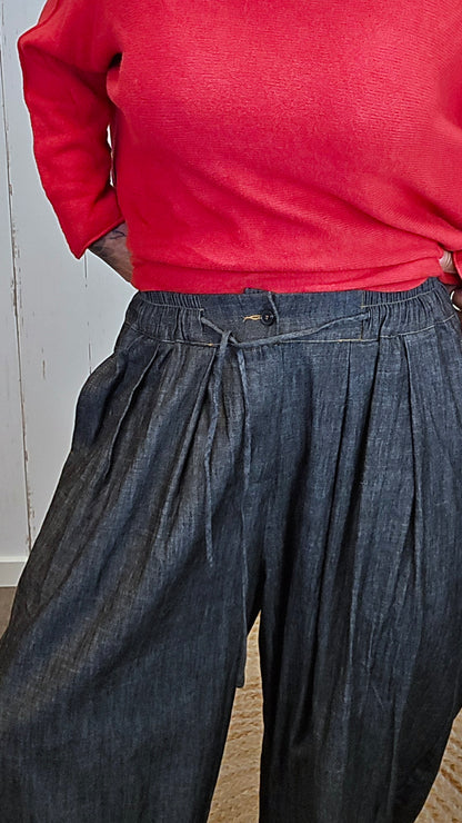 Ricky bukse gråsvart