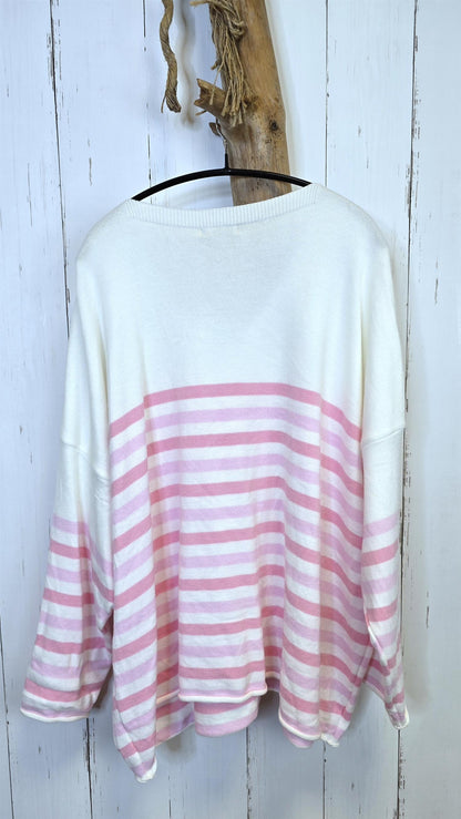 Amalie strikkegenser rosa