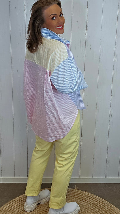 Maja stripete skjorte multicolor