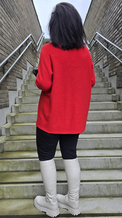 Sunniva genser rød