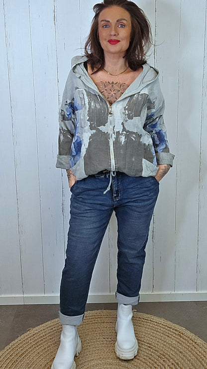 Amalie Linjakke Gråblomst