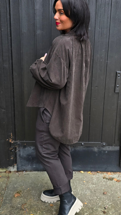 Merethe bluse brun