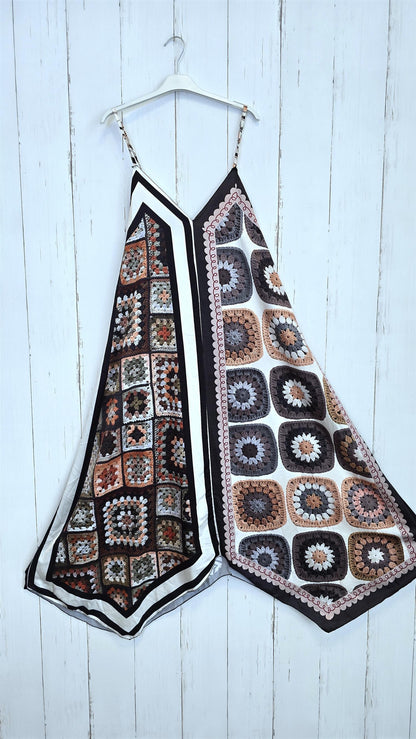 Kimberly kjole med print
