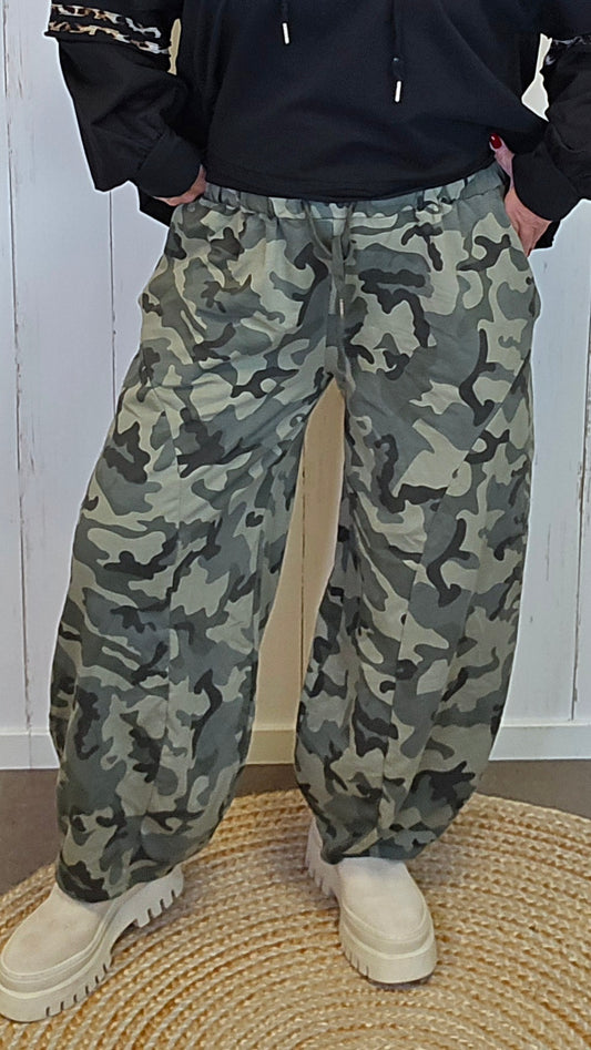 Livia camo joggebukse kaki
