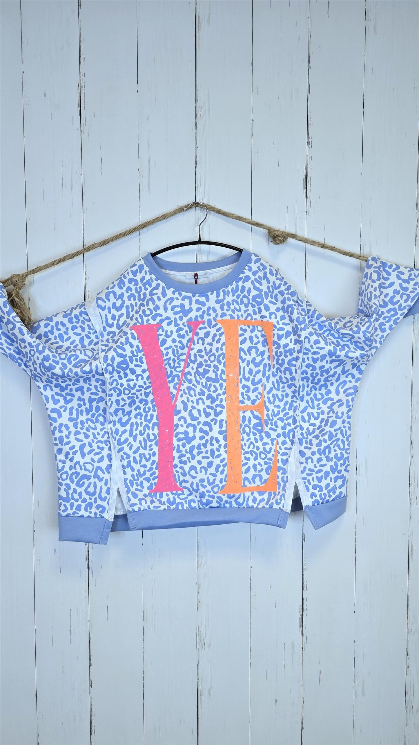 Ronja leo genser blå