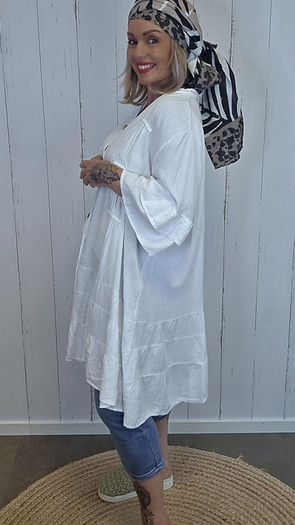 Sara Kjole hvit