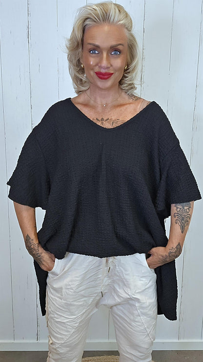 Elisabeth tunikatopp svart